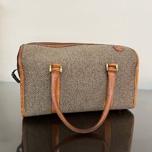 Vintage Tweed overnight Hartman Bag Duffel